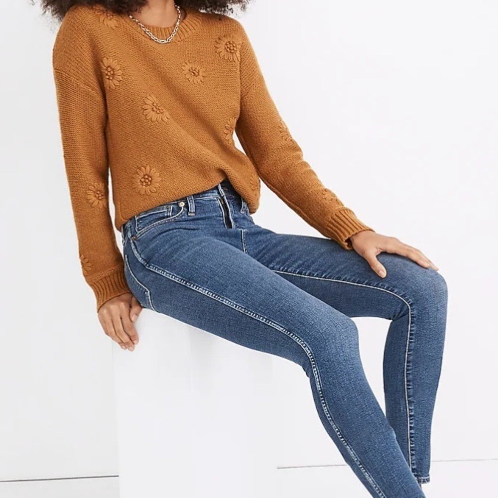 Madewell 10" High-Rise Skinny Blue Jeans‎ in Wendover Wash - Size 27 B